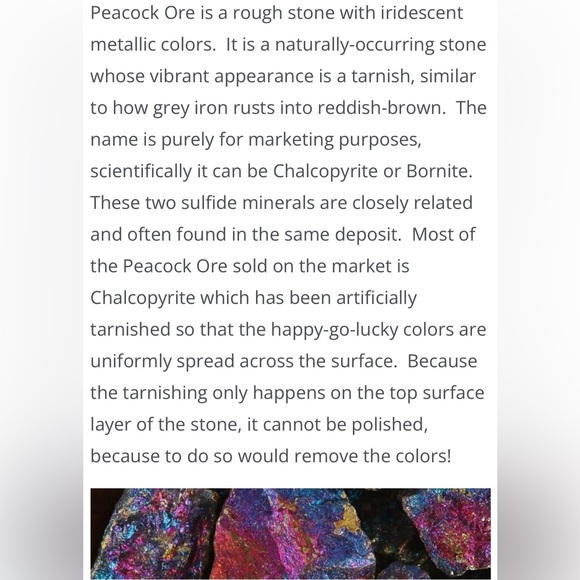 5 pieces of Peacock Ore, varying sizes and shapes. - Picture 11 of 15